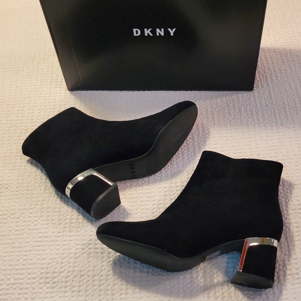 Suede Black Ankle Boots